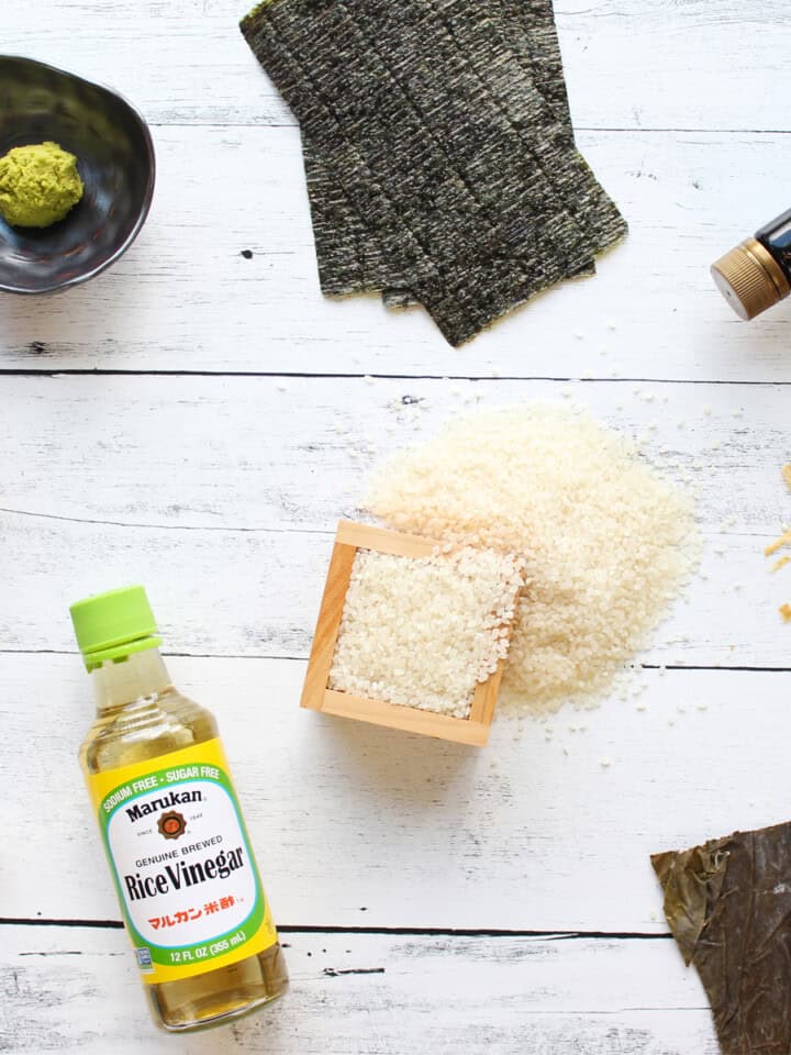 Essential sushi pantry ingredients