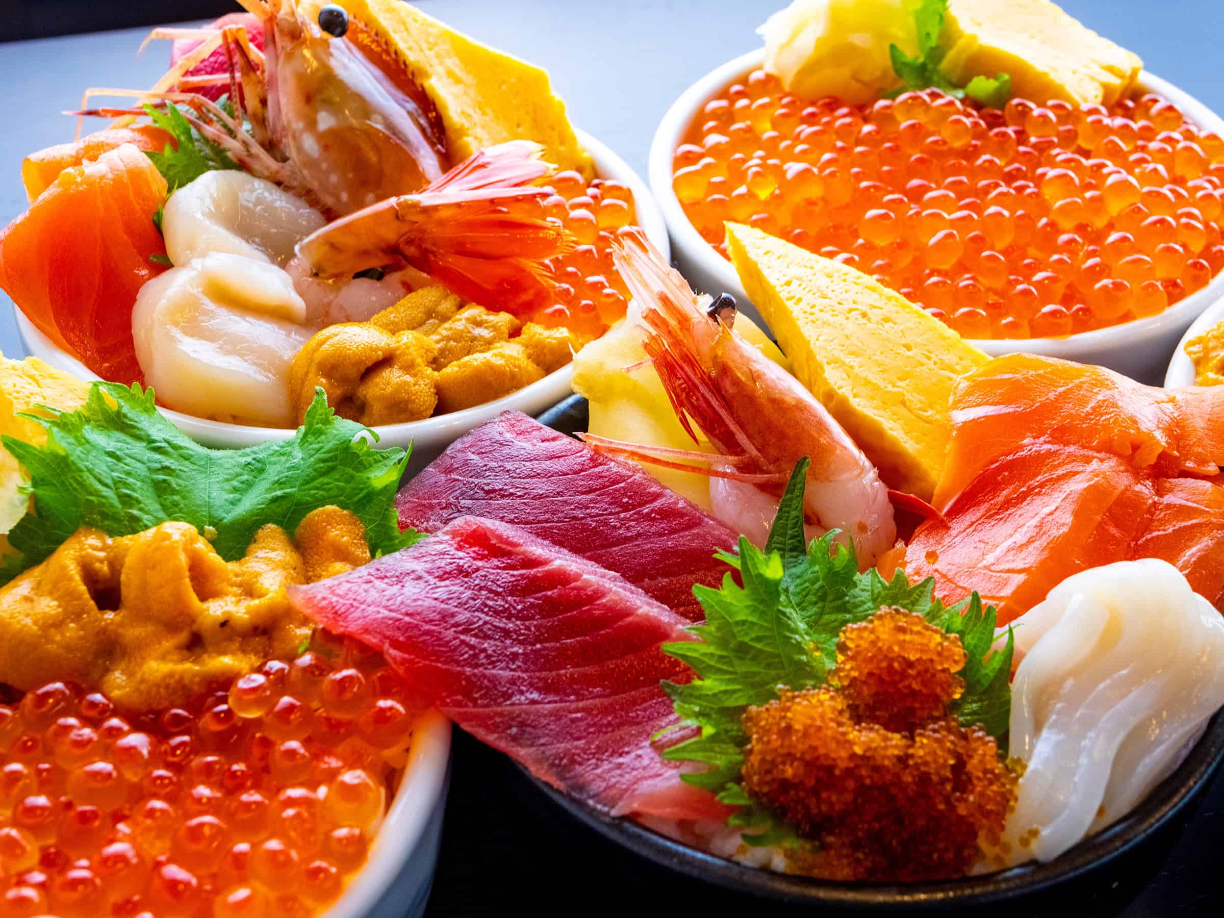seafood bowl variety