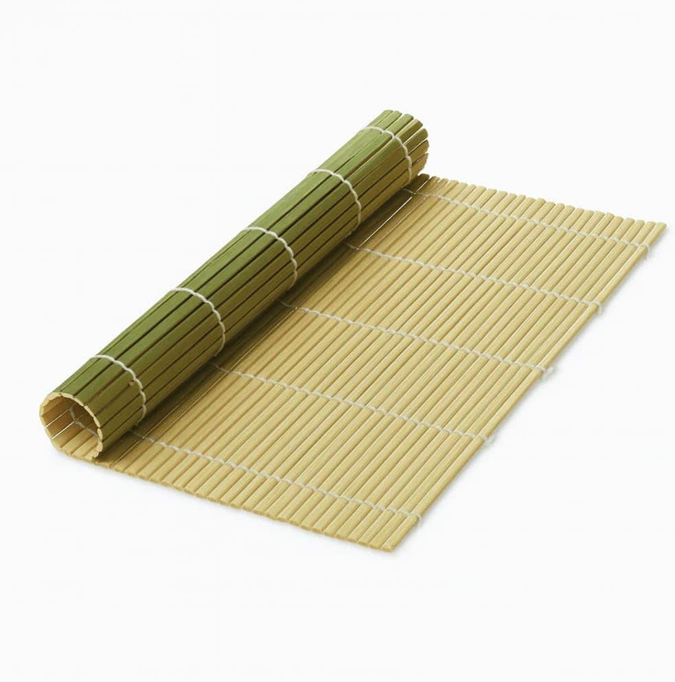 Bamboo rolling mat for sushi