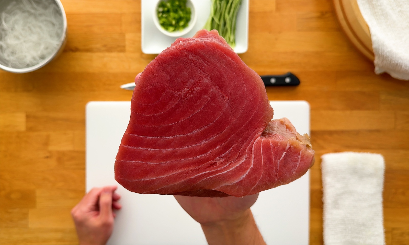 Costco tuna bottom side